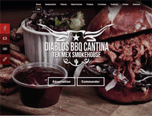 Tablet Screenshot of diablosbbq.com